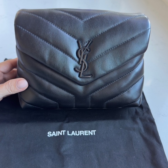 Saint Laurent Toy Loulou Qulited Leather Crossbody
